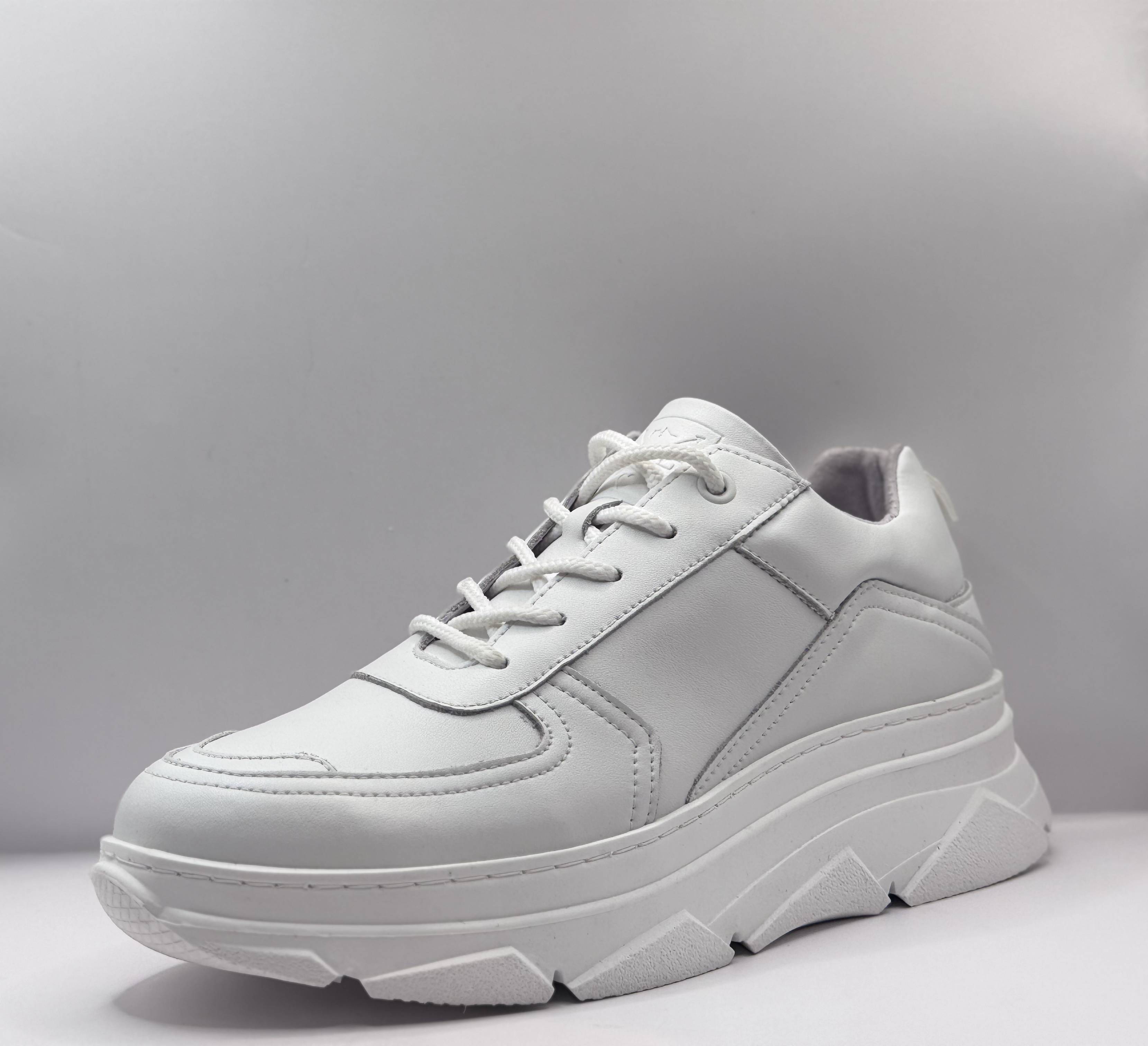 Bridge Dames Sneaker Wit — Chunky Platform | Total White