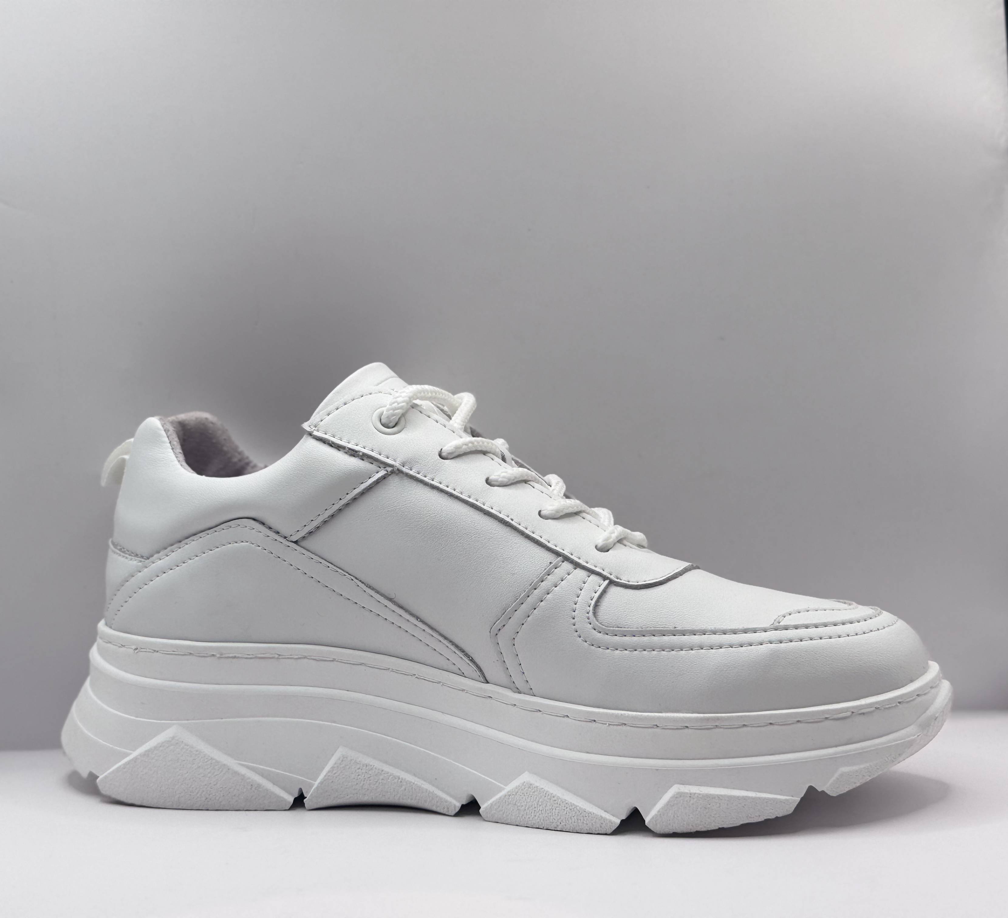 Bridge Dames Sneaker Wit — Chunky Platform | Total White