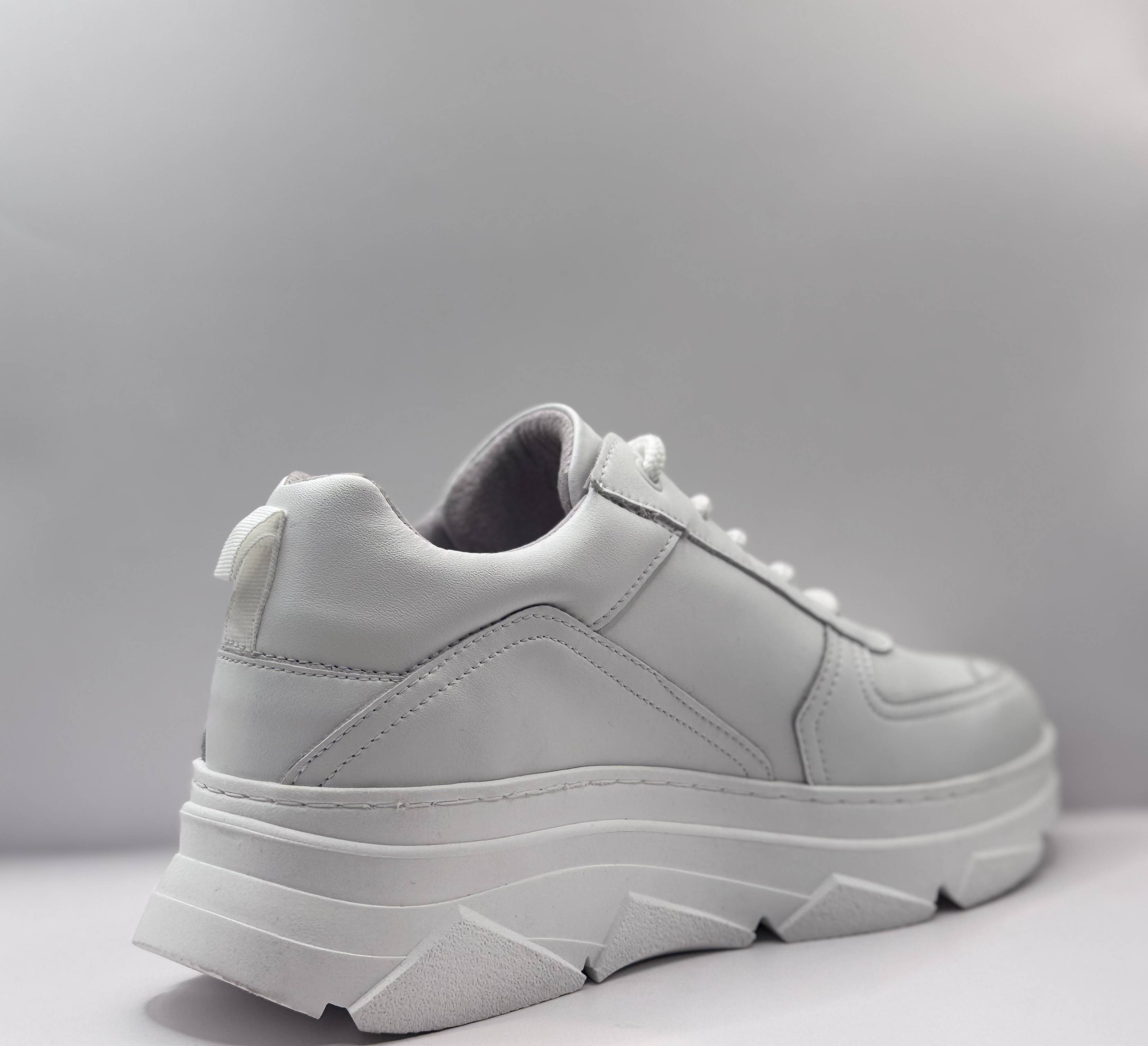 Bridge Dames Sneaker Wit — Chunky Platform | Total White