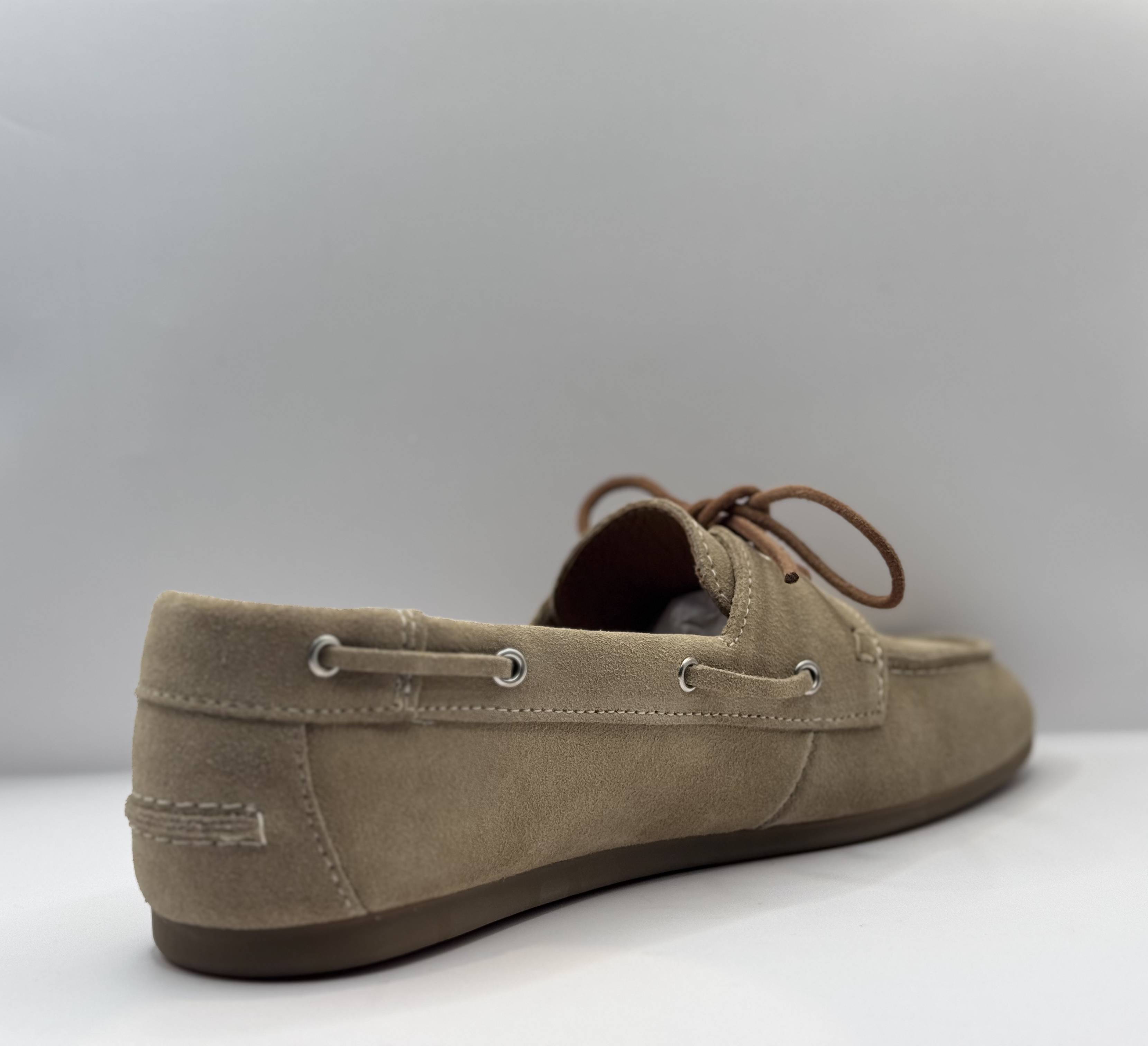 Bridge Dames Bootschoen — Taupe Suède