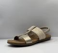 Bridge Dames Sandaal Goud — Slingback | Gevlochten & Goud