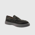 Concept Heren Loafer Grijs — Chunky Zool | Suède