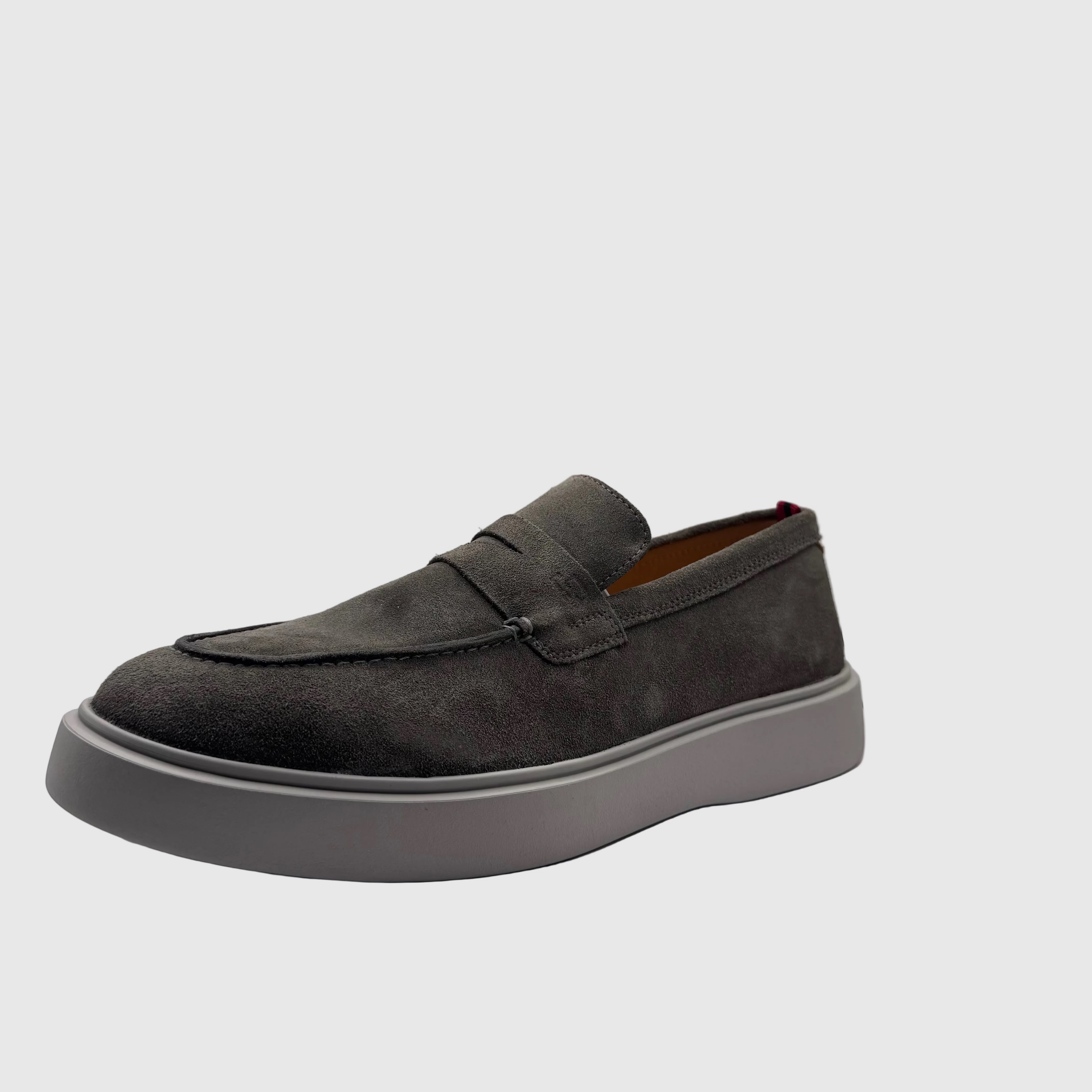 Concept Heren Loafer Grijs — Chunky Zool | Suède