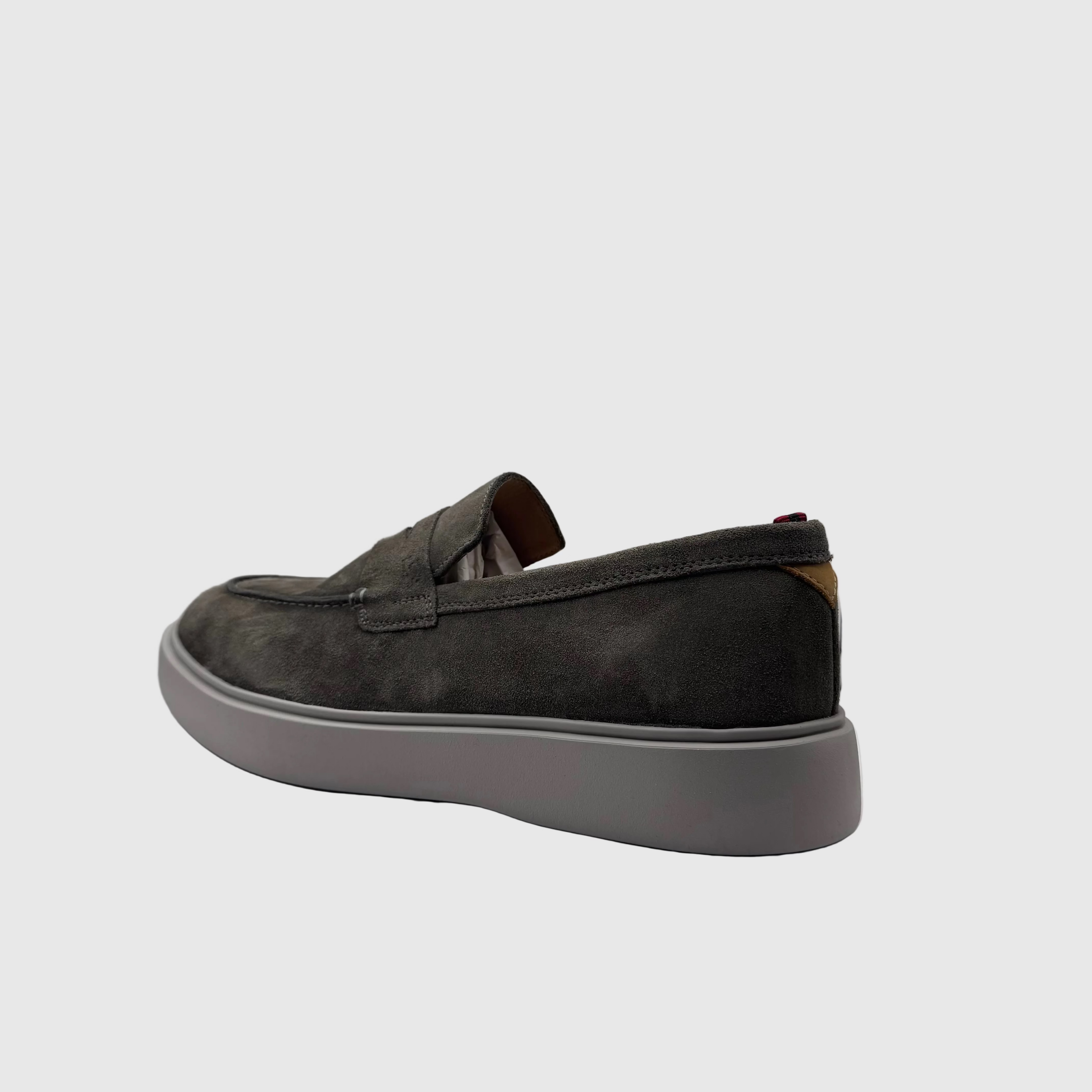 Concept Heren Loafer Grijs — Chunky Zool | Suède