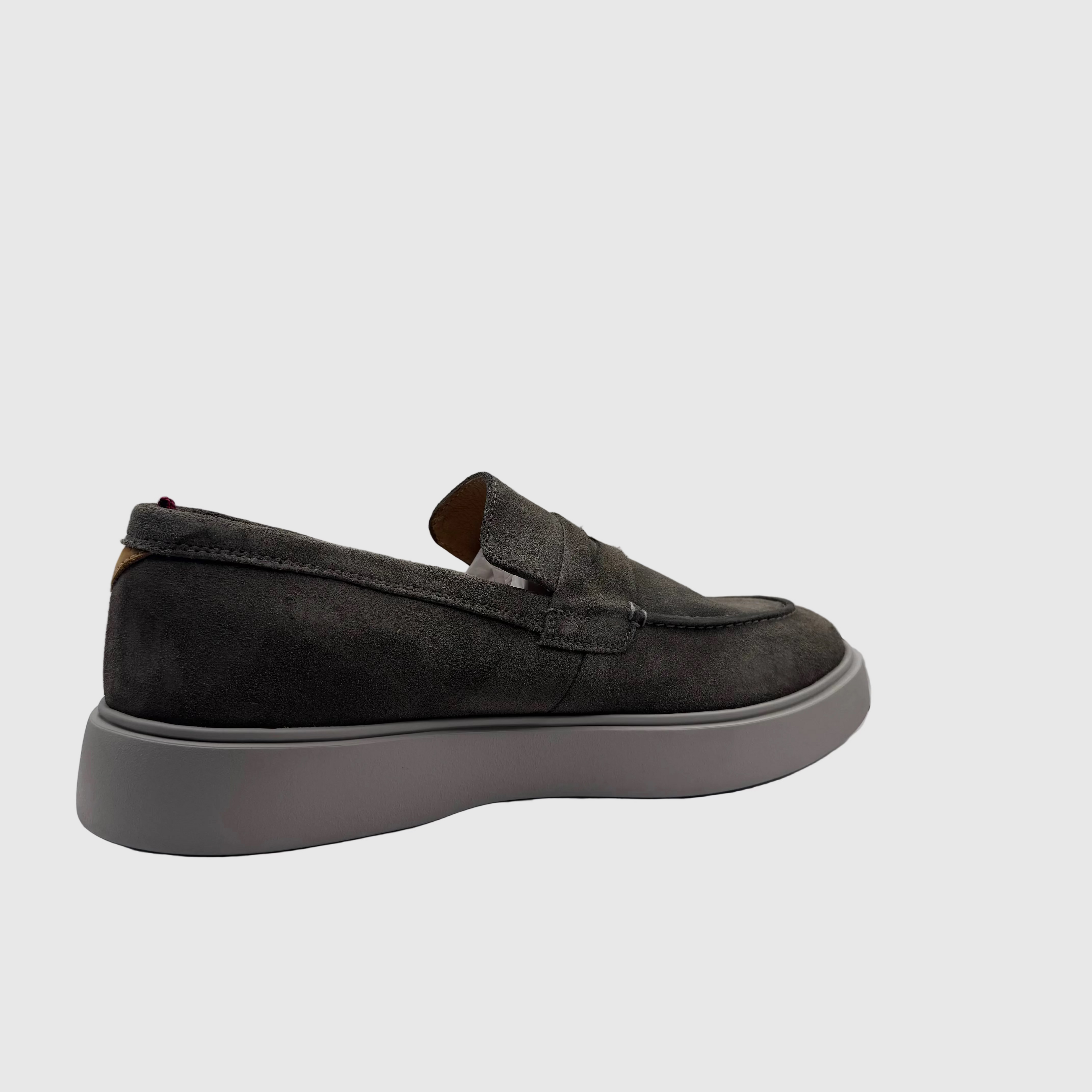 Concept Heren Loafer Grijs — Chunky Zool | Suède