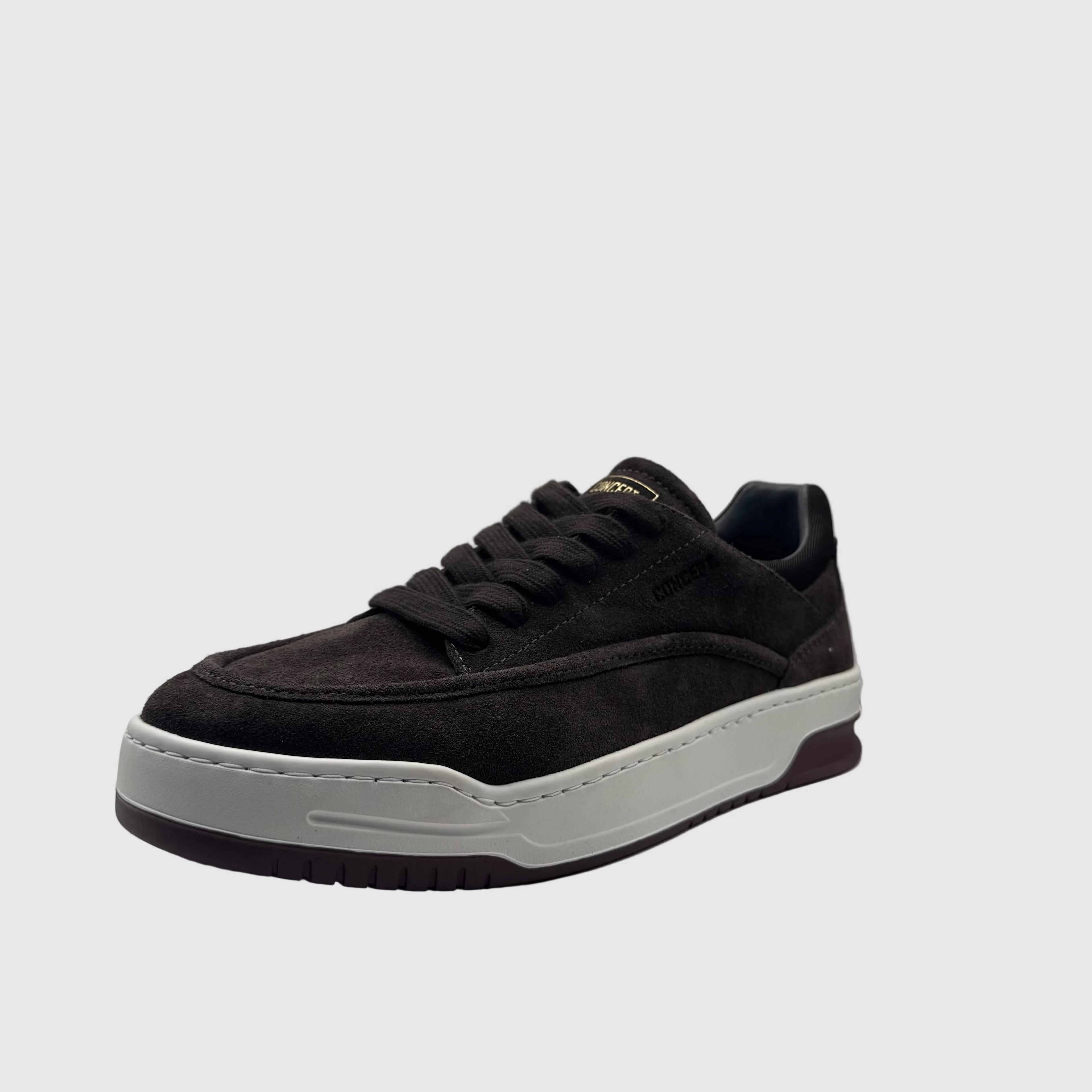 Concept Heren Veterschoen Cognac — Chunky Zool | Suède