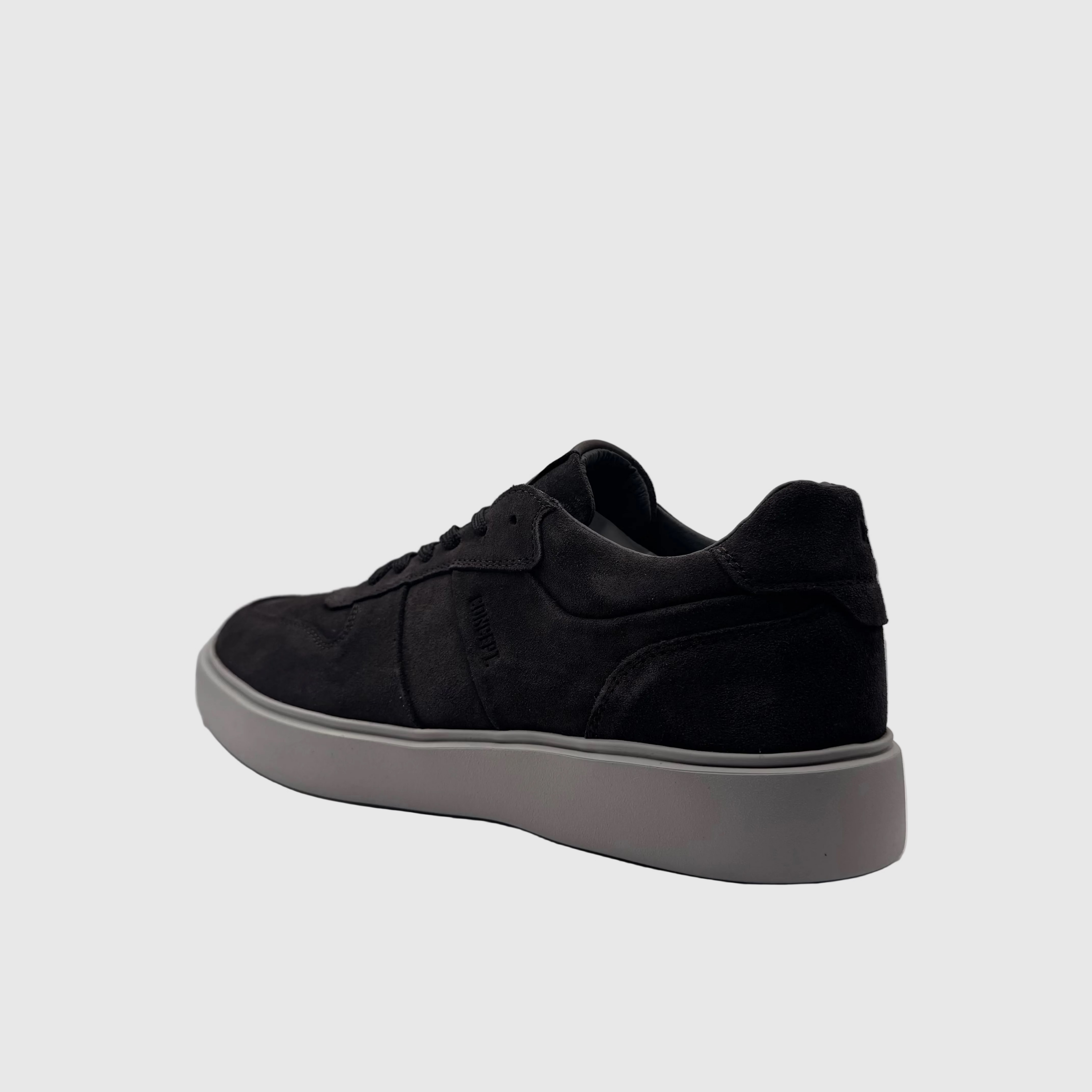 Concept Heren Sneaker Zwart — Low-Top | Suède & Taupe Zool