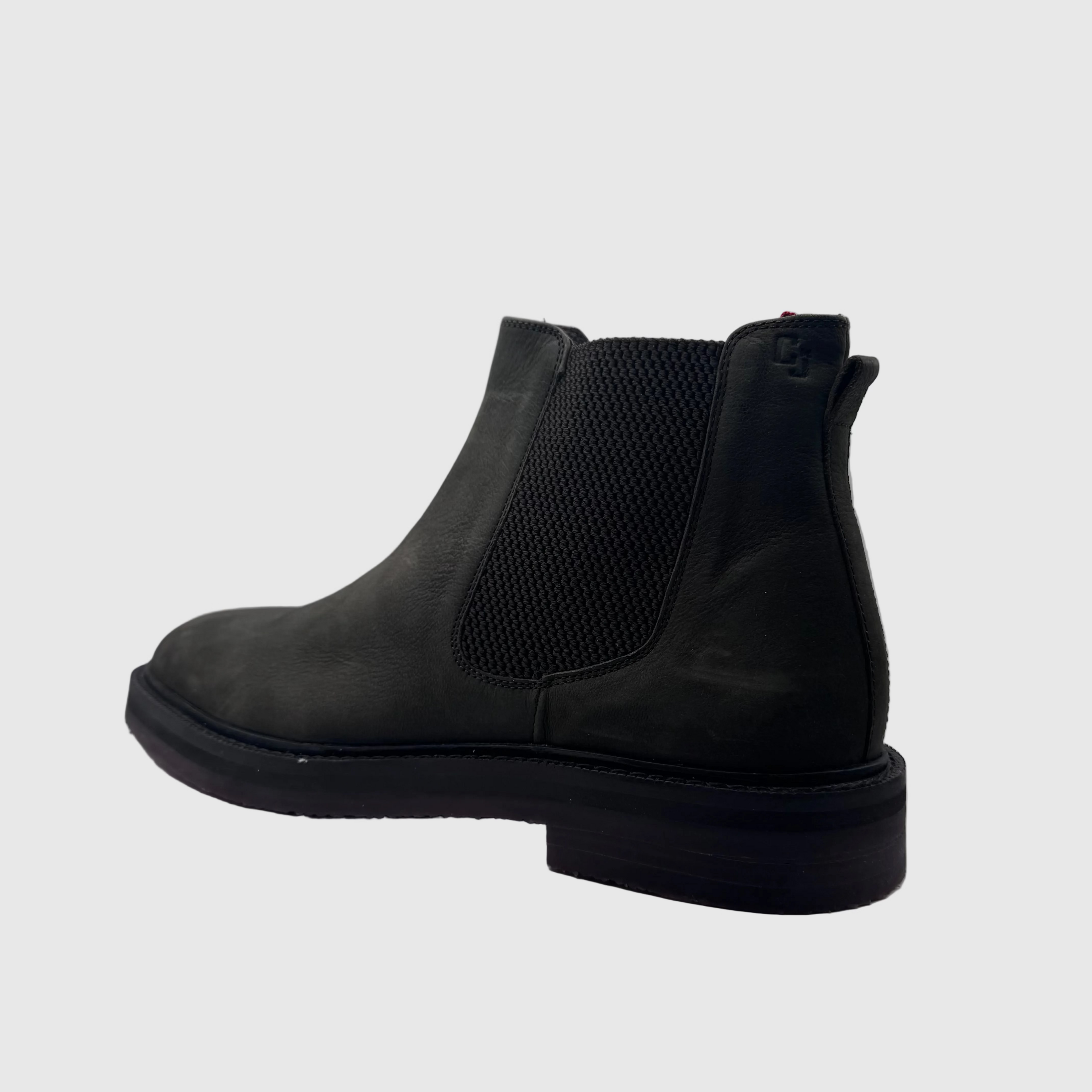 Concept Heren Chelsea Boot Antraciet — Elastische Insteek | Nubuck