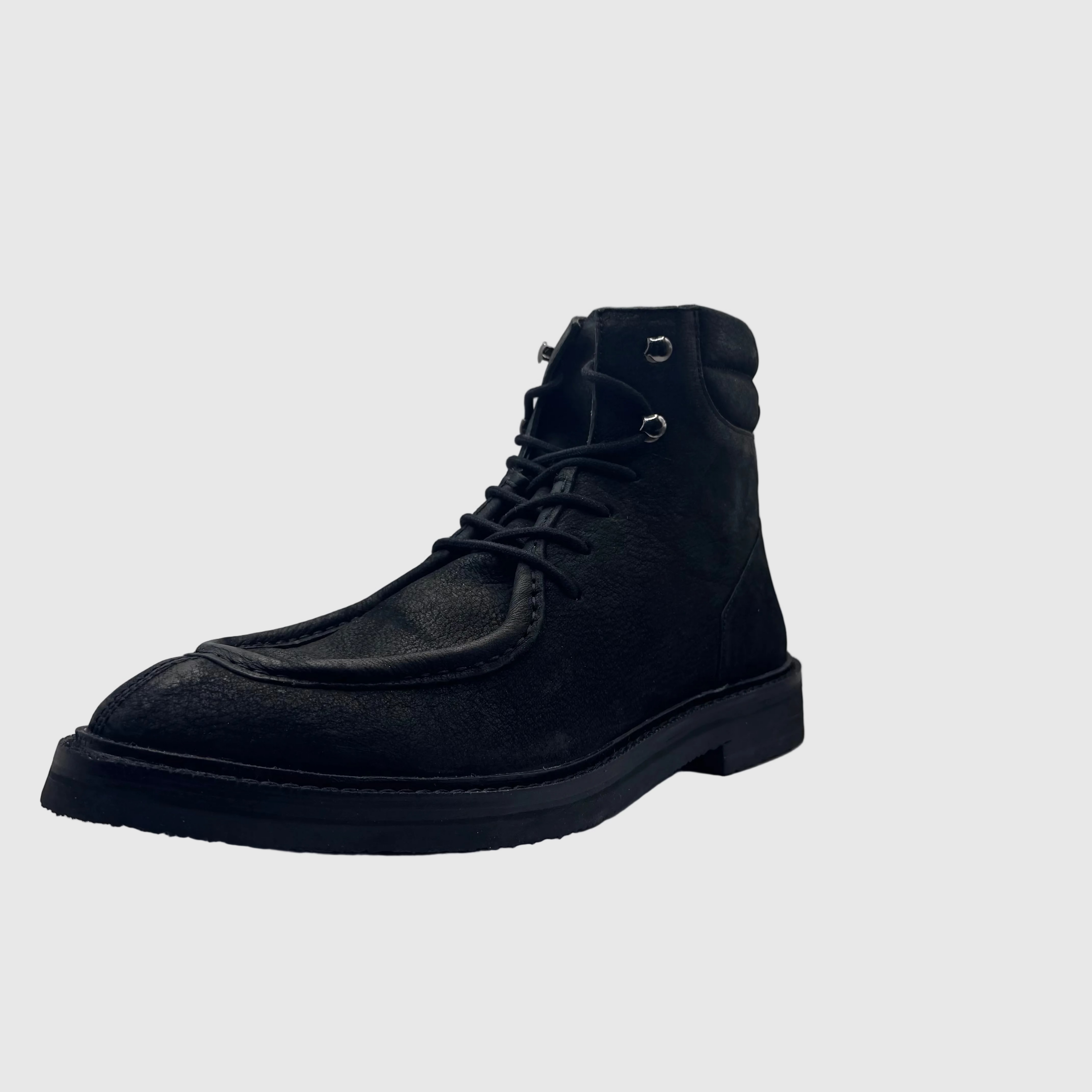 Concept Heren Veterboot Zwart — Speed-hooks | Nubuck