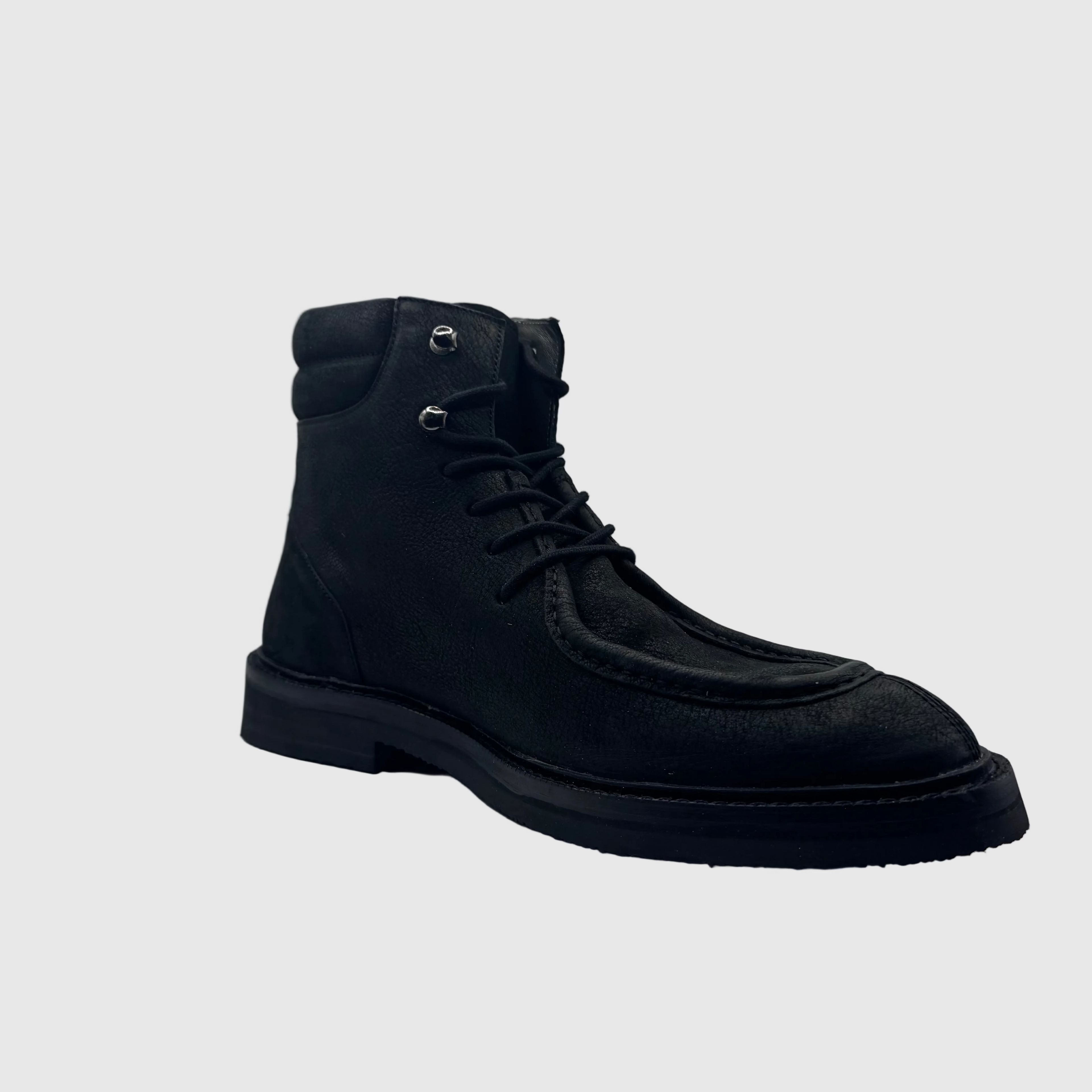Concept Heren Veterboot Zwart — Speed-hooks | Nubuck