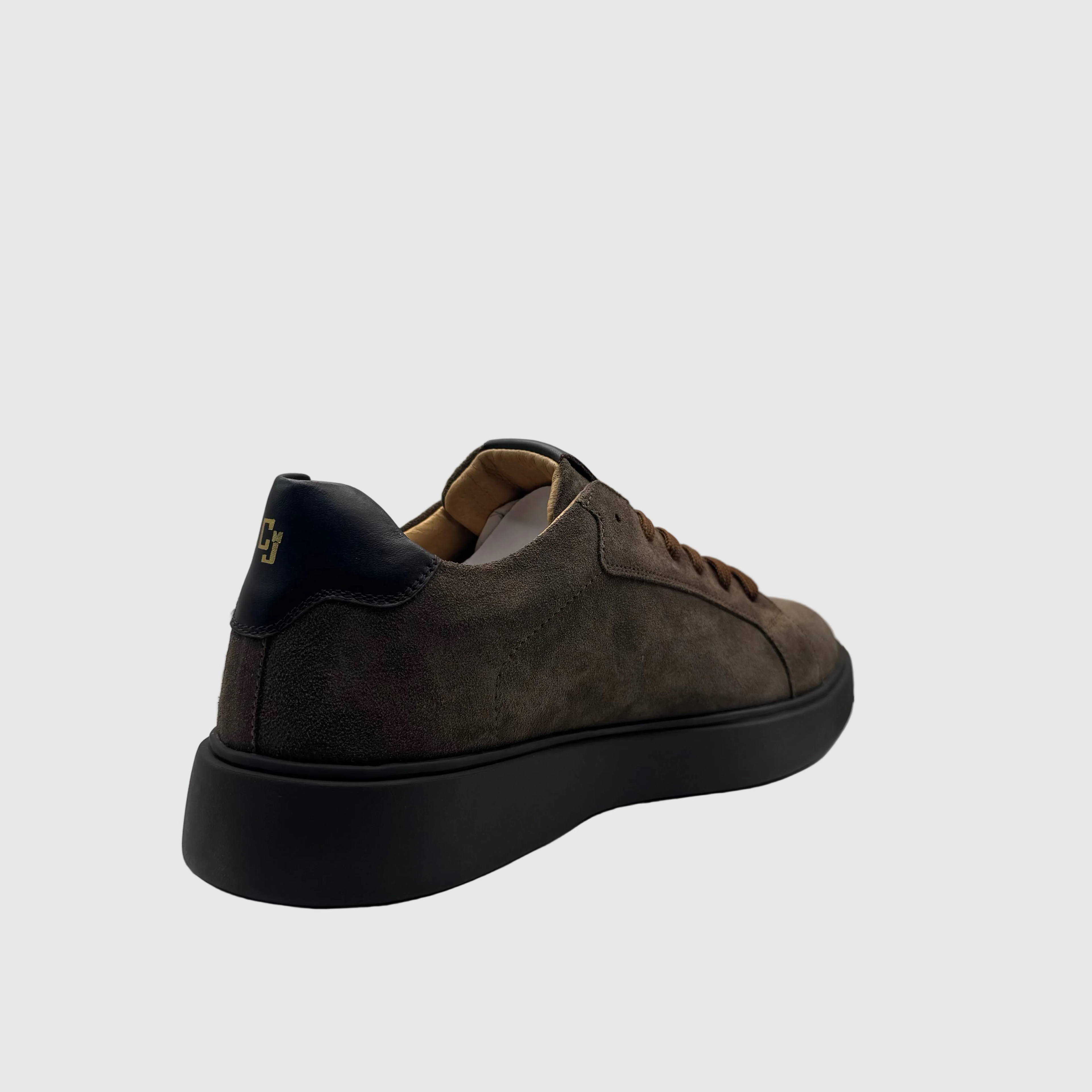 Concept Heren Sneaker Taupe — Chunky Zool | Suède