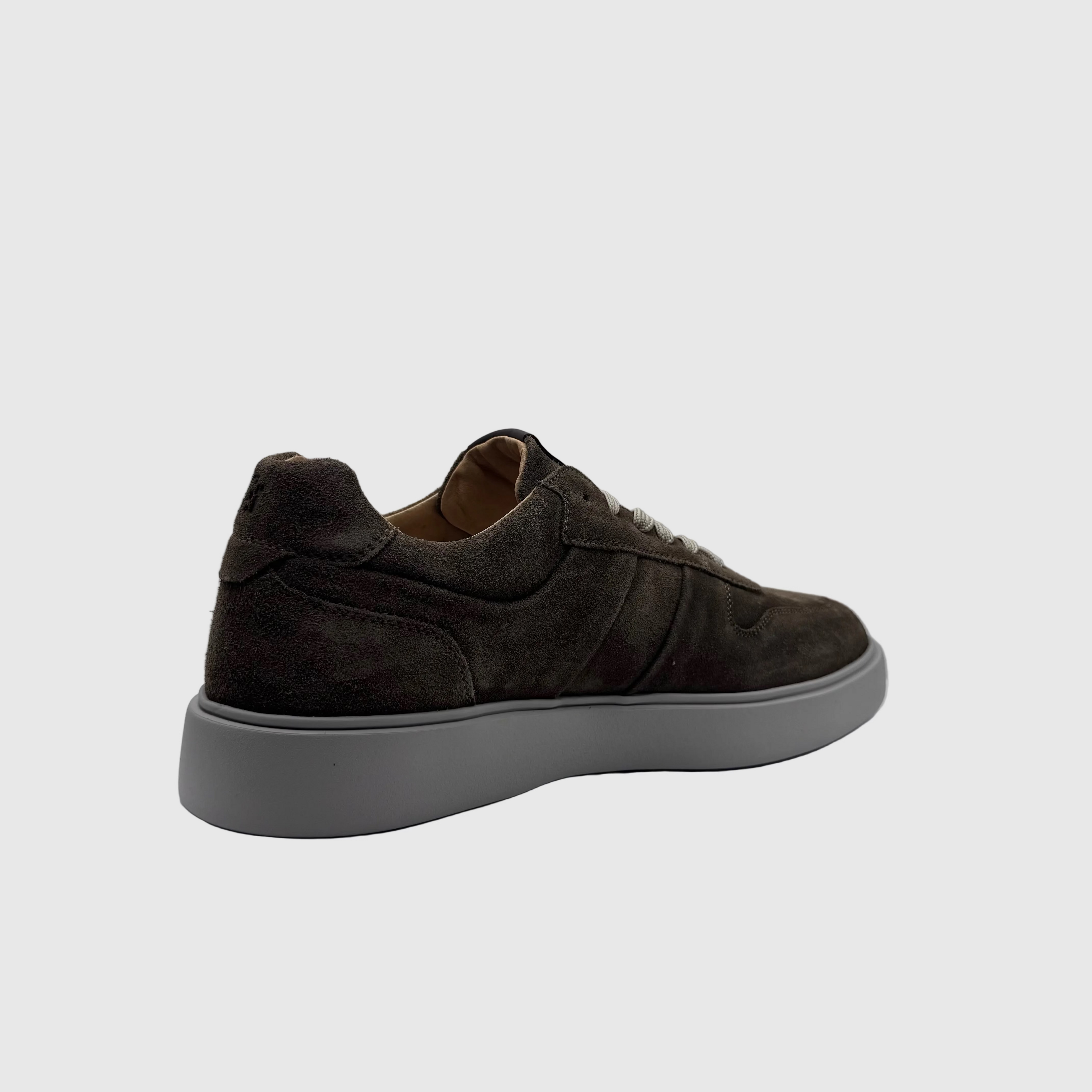 Concept Heren Sneaker Grijsbruin — Tonal Zool | Suède