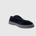 Concept Heren Sneaker Zwart — Camel Hiel-accent | Suède