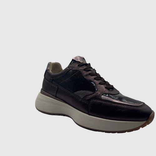 Bridge Dames Sneaker Brons — Chunky Zool | Leer & Lak