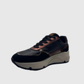 Bridge Dames Sneaker Zwart — Luipaardprint | Leer & Suède