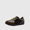 HIP Dames Sneaker Gunmetal — Crackle-leer | Suède